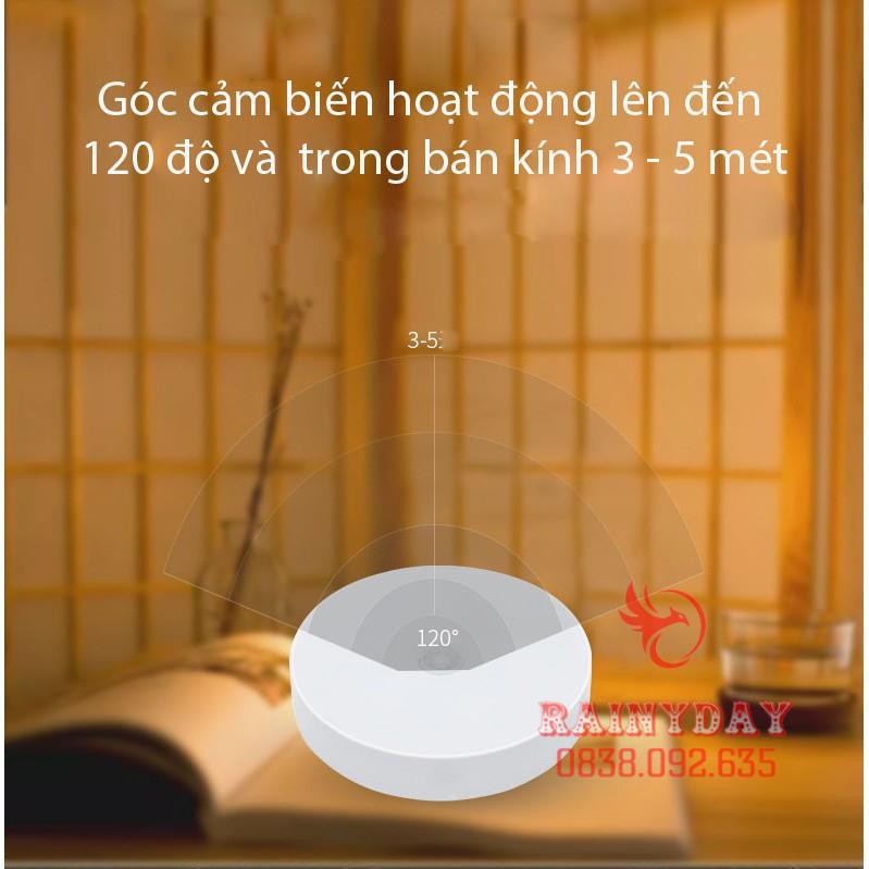 Đèn led cảm ứng tích điện sạc pin tiện lợi, đèn ngủ cảm biến chuyển động thông minh giá rẻ