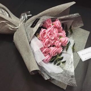 Hoa sáp mix lụa Hàn Quốc
