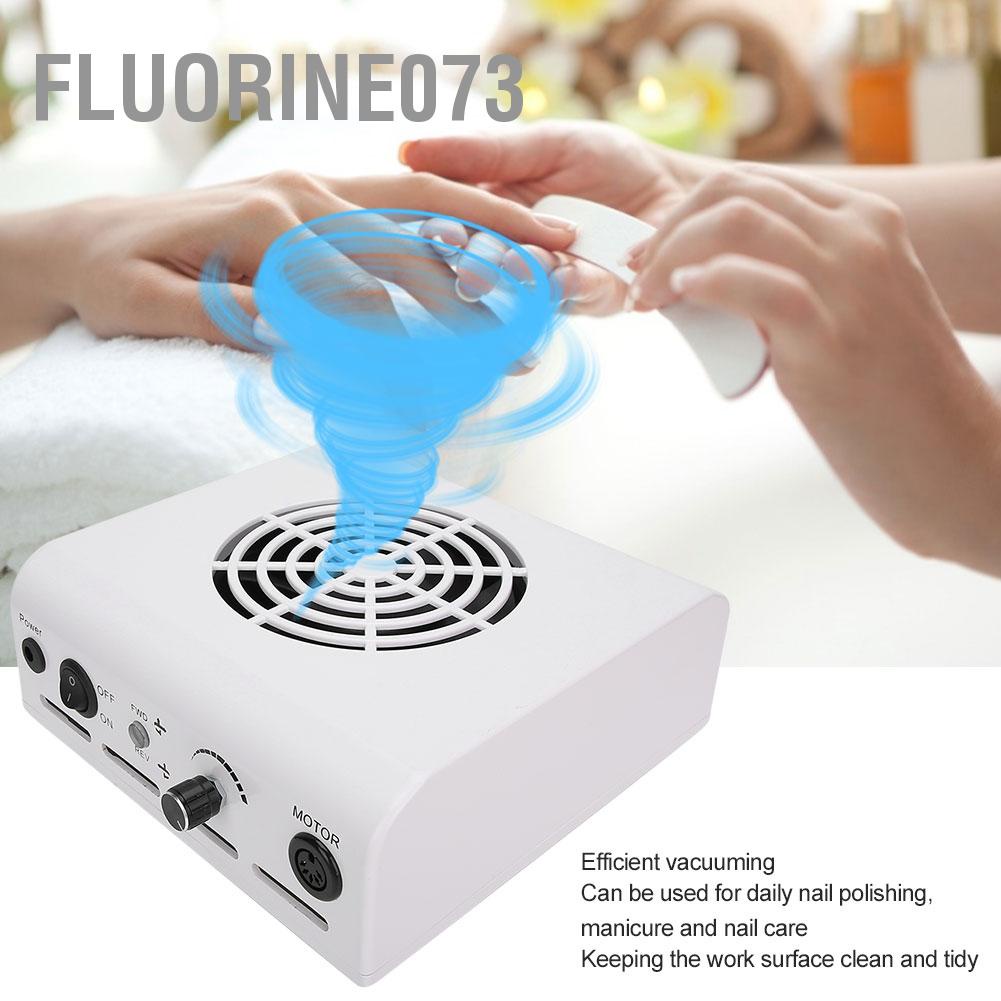 [Hàng Sẵn] Máy đánh bóng khoan móng 80W 2 trong 1 hút bụi làm Công cụ【Fluorine073】