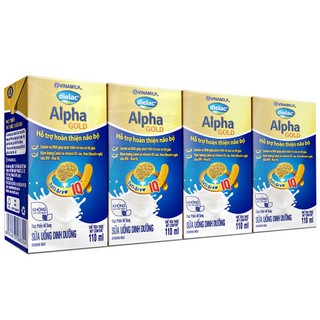 SỮA UỐNG DINH DƯỠNG DIELAC ALPHA GOLD 110ml ( thùng 12 vỉ )