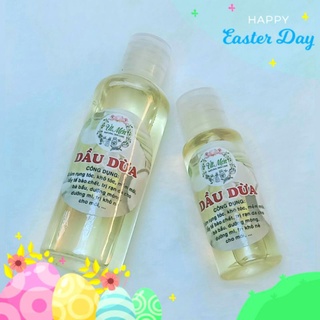 Dầu dừa nhà làm nguyên chất 100%