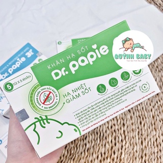 Khăn hạ sốt Dr.papie dành cho bé