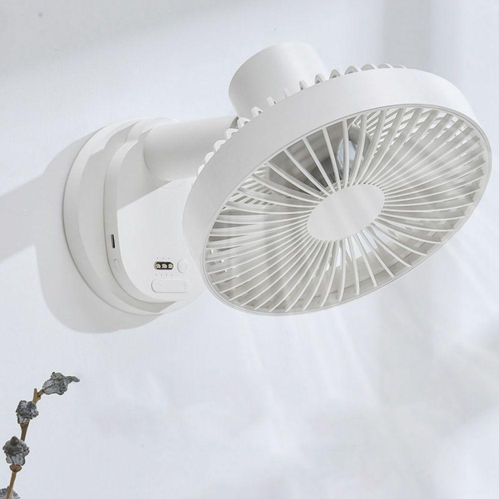 QUINTON Quạt Để Bàn 4 Tốc Độ Yên Tĩnh Sạc Usb Tiện Lợi Dành Cho Cắm Trại Ngoài Trời