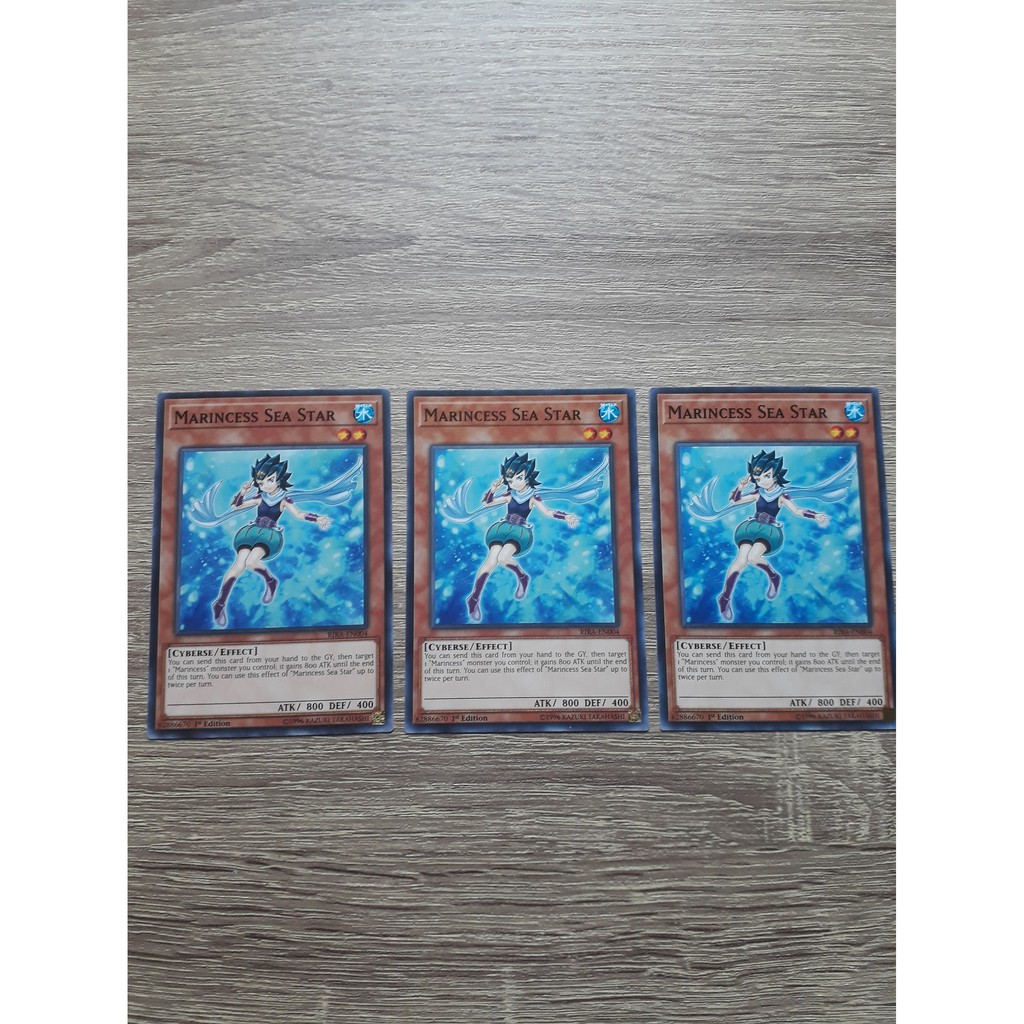 Combo 3 lá Yugioh - Marincess Sea Star
