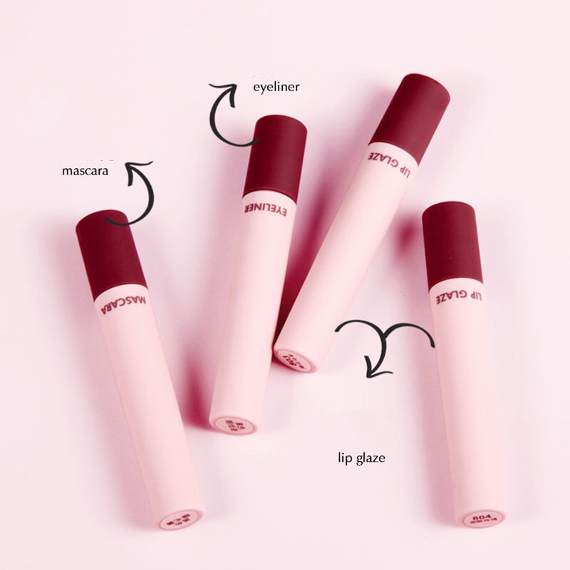 Set 4 món son kem, mascara, kẻ mắt HENG FANG PRO LIGHT cực trendy, dễ thương | BigBuy360 - bigbuy360.vn