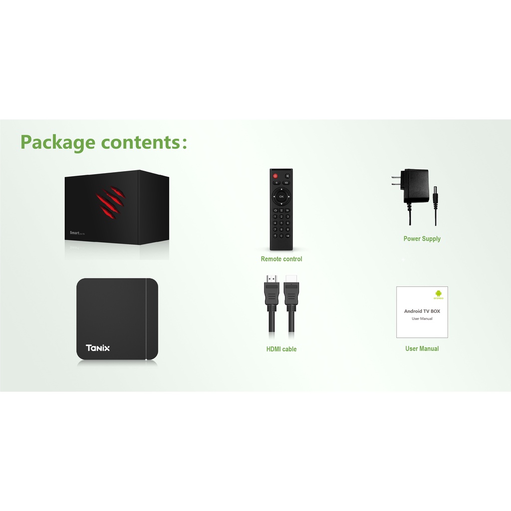 Android TV Box Tanix W2 - Amlogic S905W2, Android 11 New, Dual Wifi 5G, Bluetooth