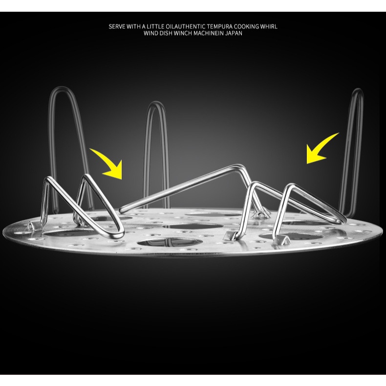 Khay hấp thức ăn bằng thép không gỉ 304 có thể gấp gọn tiện dụng