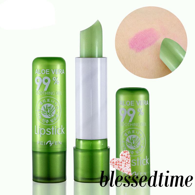 Son môi dưỡng ẩm chiết xuất lô hội có thể chuyển đổi màu sắc