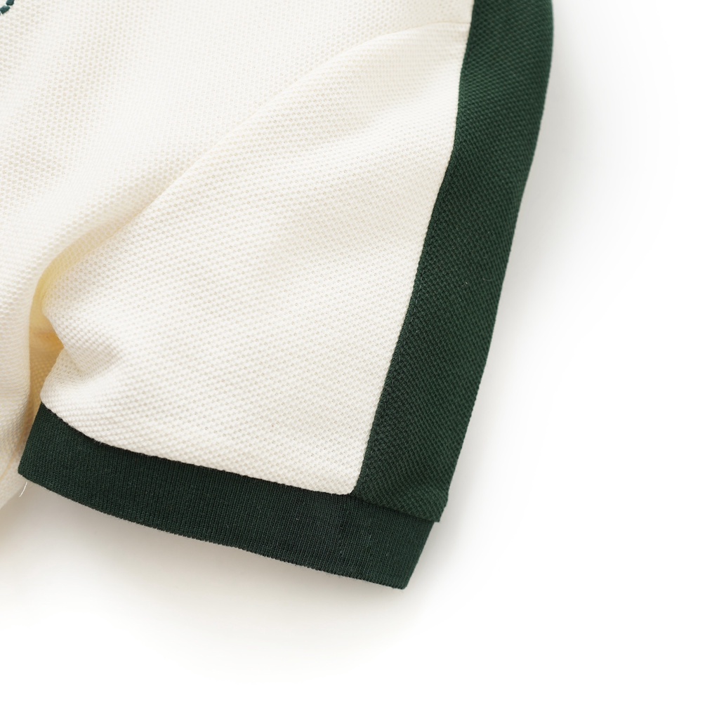 A/G  Polo Nam Có Cổ NEW LINE Xanh Rêu Và Kem Phom SLimfit Chất Liệu Cotton Thoáng Mát Không Nhăn | BigBuy360 - bigbuy360.vn