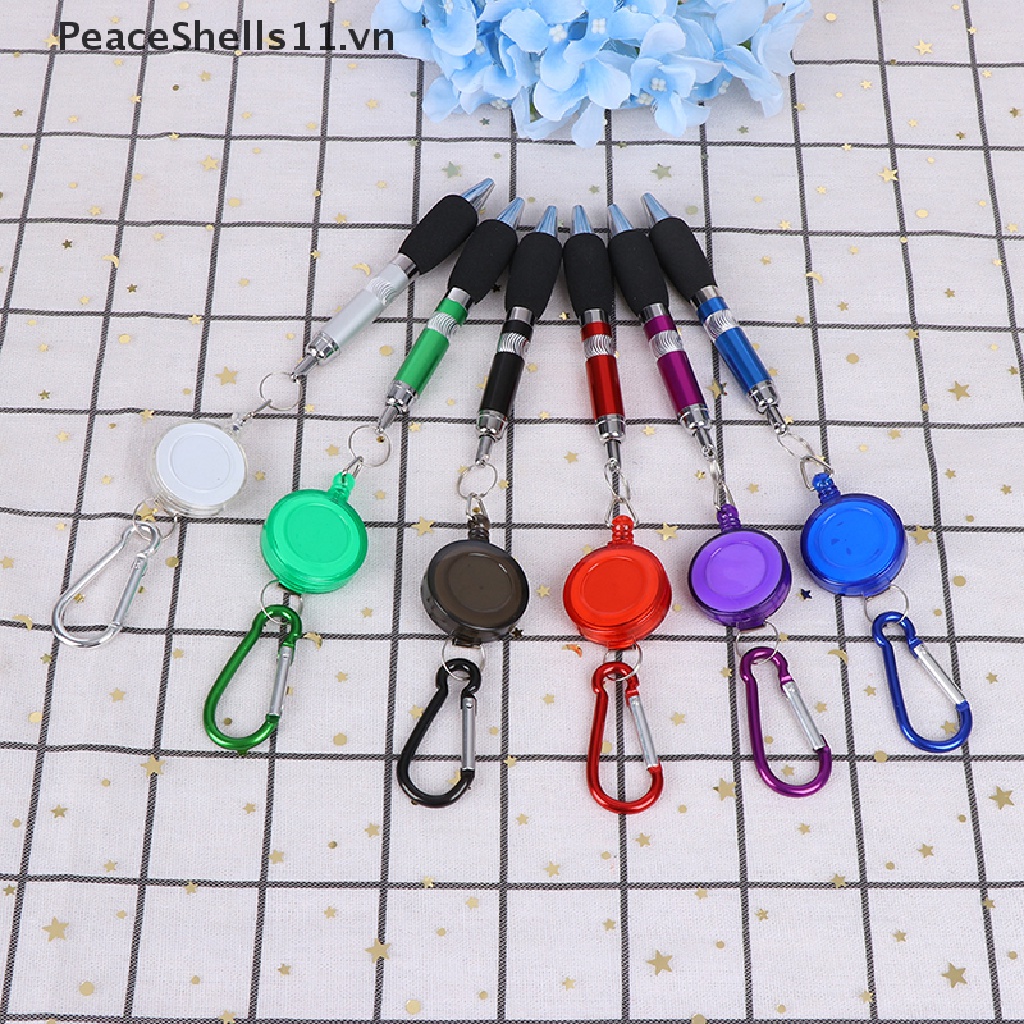 [PeaceShells] 1 Bút Bi Có Thể Thu Gọn Và Móc Khóa