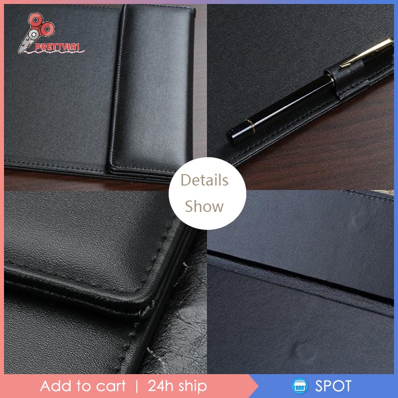 Bìa kẹp hồ sơ bằng da PU khổ A4 tiện dụng