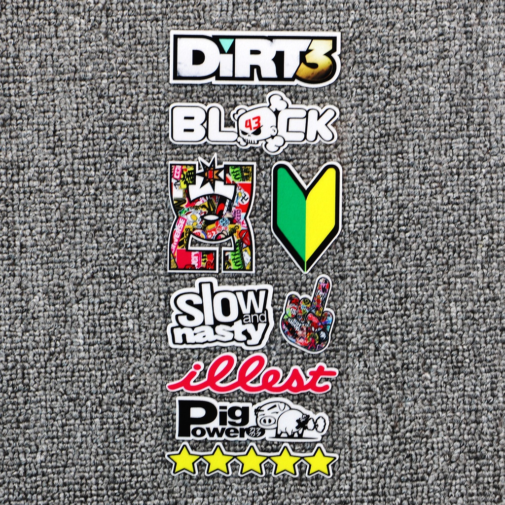 Miếng Dán Phản Quang Chống Thấm Nước Trang Trí Xe Mô Tô / Xe Hơi