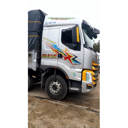 Tem xe tải đầu kéo chenglong ngôi sao logo zet