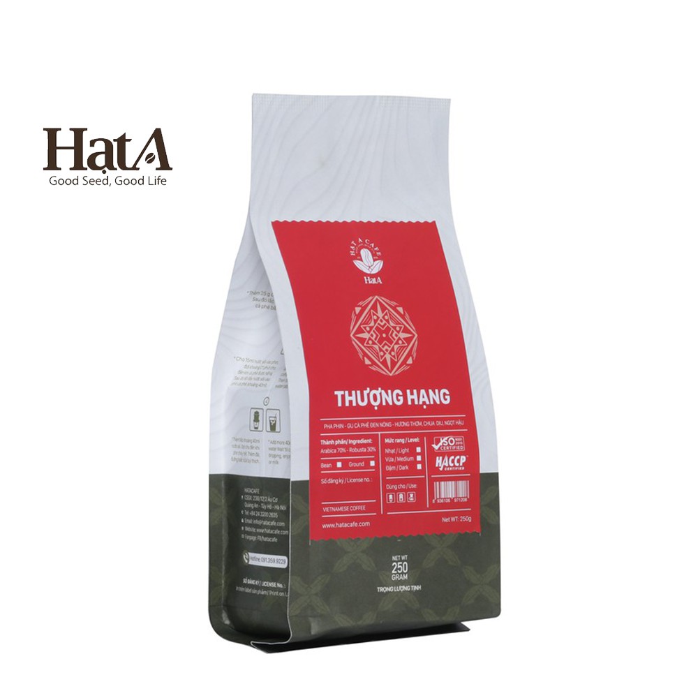 Cà phê pha phin Hạt A Cafe THƯỢNG HẠNG gu cà phê đen nóng hương thơm, chua dịu, ngọt hậu 250g/500g/1000g | BigBuy360 - bigbuy360.vn