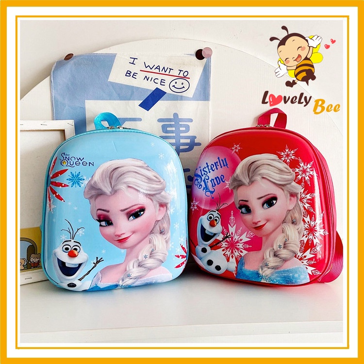 ❤️ Balo Elsa cho bé gái - Balo mầm non siêu nhẹ, chống nước, chống gù, chống va đập - Balo siêu kute ❤️