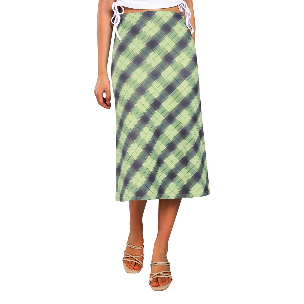 Chân Váy Ôm Ca-Rô Thời Trang Dành Cho Nữ