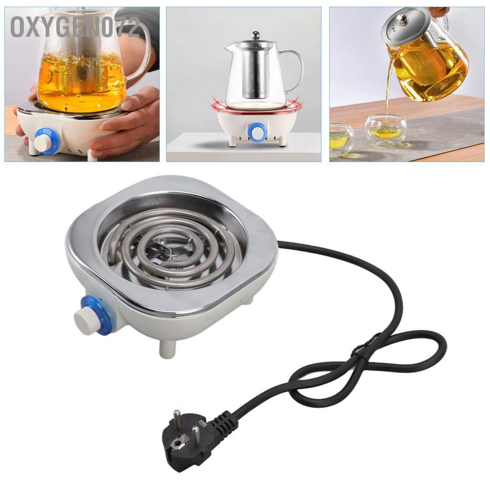 Oxygen072 Bếp điện di động 500W Vận hành dễ dàng An toàn Ứng dụng rộng rãi Đầu đốt cầm tay EU Cắm 220 đến 240V