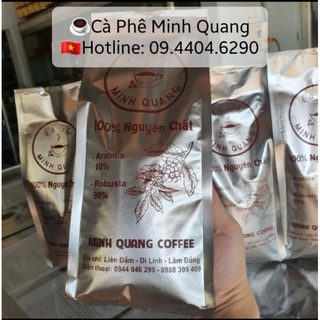 1kg 💯 cà phê bột robusta & arabica lâm đồng _ 2 bịch 500gr rang mộc nguyên chất
