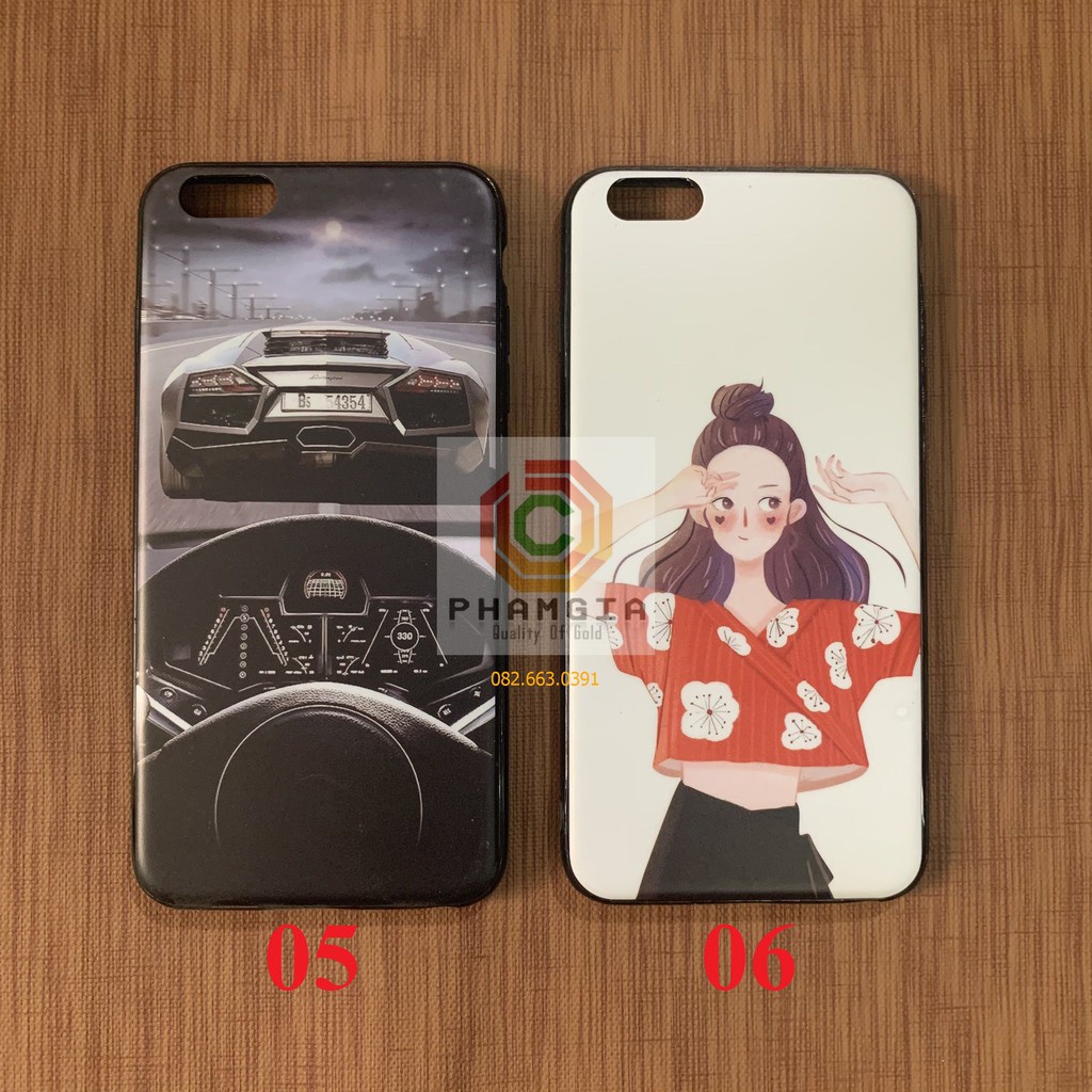 Ốp lưng iphone 6 plus (6+) in hình đẹp, viền dẻo đen silicon ( phần 3)