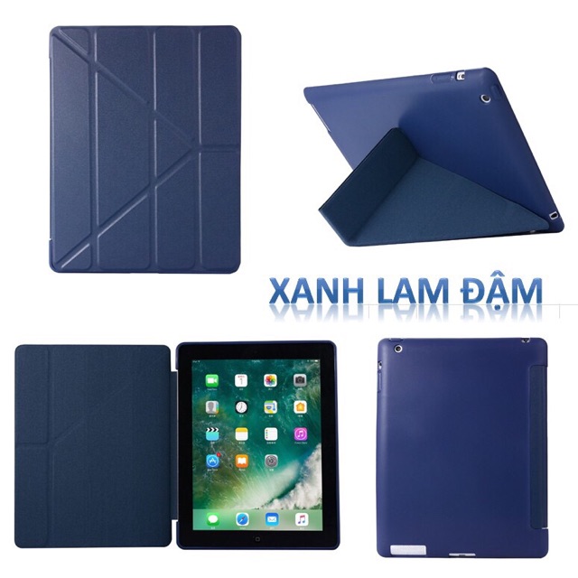 Bao da ipad pro ipad 2/3/4 ipad mini tự tắt mở màn hình khi đóng lắp