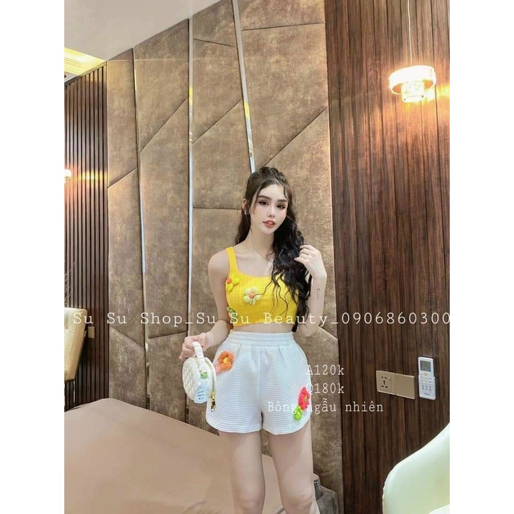 Áo voan hai dây viền ren TRÁI THƠM xinh GB2410