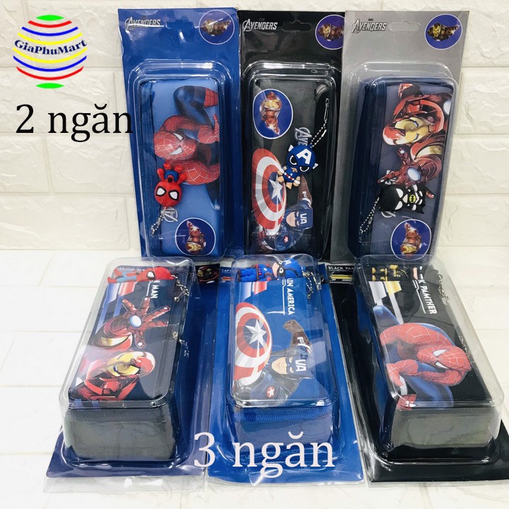 Bóp Viết Siêu Nhân - Hộp Bút Hình Nhân Vật Siêu Anh Hùng