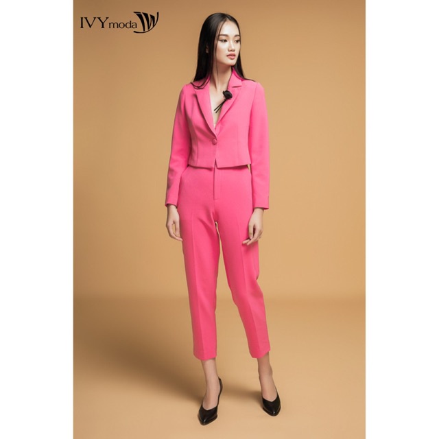 [NHẬP WABRTL5 GIẢM 10% TỐI ĐA 50K ĐH 250K ]Áo Vest Nữ dáng ngắn IVY moda MS 67M2520