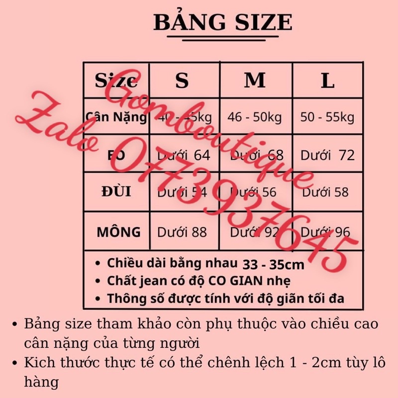 QUẦN SHORT JEAN ĐAN XÍCH EO trần gợi cảm, sexy dễ phối đồ 🍓🍓🍓🍓H/L8777