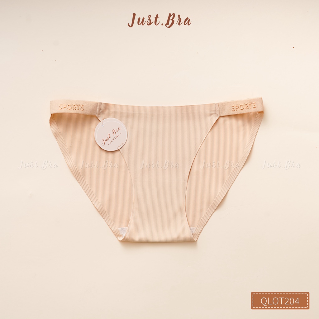 Quần lót nữ Just Bra thiết kế vát, cạp thun mảnh sexy không lộ viền QLOT204