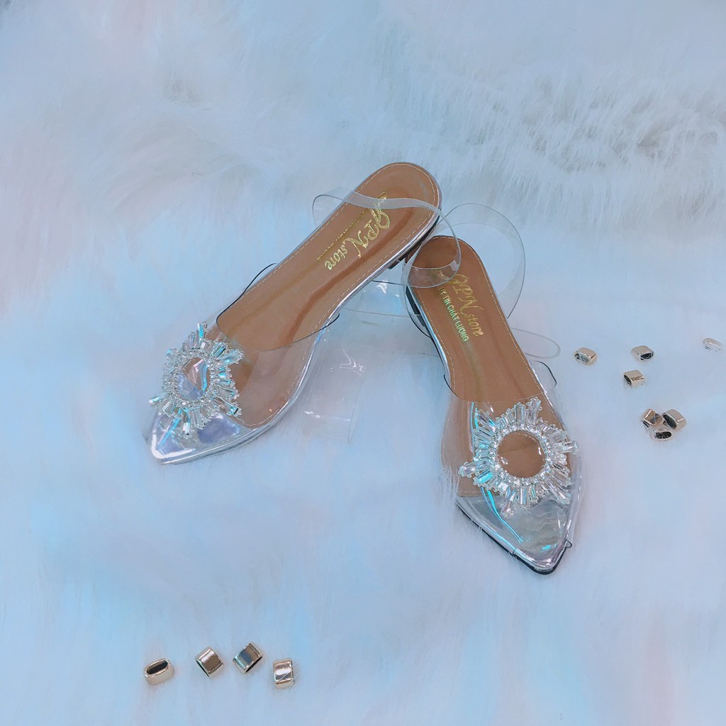 Giày Khoá Pha Lê Lấp Lánh [ Ảnh Thật ] __LZ013 | BigBuy360 - bigbuy360.vn