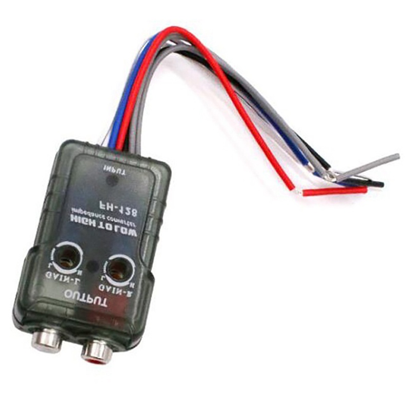 Bộ Chuyển Đổi Tín Hiệu Loa Âm Thanh Cao Cấp RCA Cho Xe Hơi