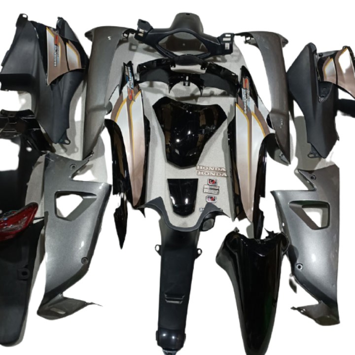 Dàn áo Wave RS - Anpha - S100 đời 2006 đến 2016  Màu Đen Ghi  Đồng hồ cơ xe Wave RS - SPB-DGRS-