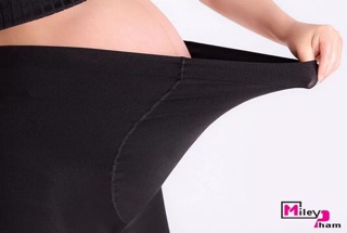 Quần tất bà bầu, người béo