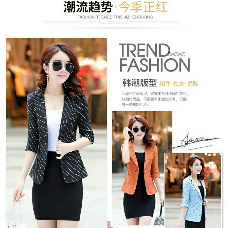 Áo khoác vest tay lửng dáng ôm thiết kế mới thời trang mùa thu theo phong cách hàn quốc cho nữ 2021
 | BigBuy360 - bigbuy360.vn