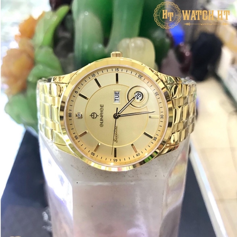 Đồng hồ nam SUNRISE 782SWAV Full hộp, thẻ bảo hành chính hãng, Kính Sapphire