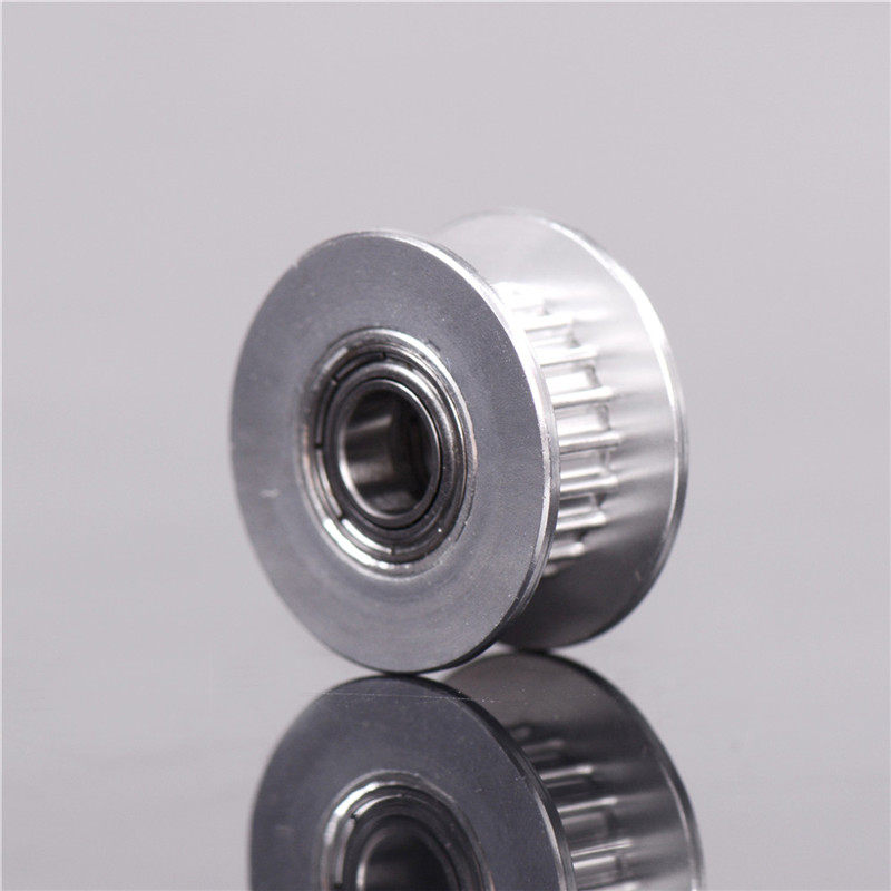 HeavenConnotationJr 3D Printer Parts 20T Belt Width 6mm GT2 Belt Idler Pulley 5mm Bore Aluminum HCR