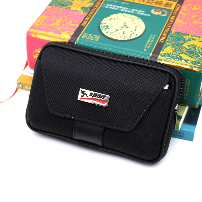 Túi Đeo Hông Đựng Điện Thoại Bằng Vải Canvas Tiện Dụng