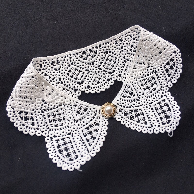 CỔ sơ mi  COTTON SIÊU ĐẸP ( không kèm nút)