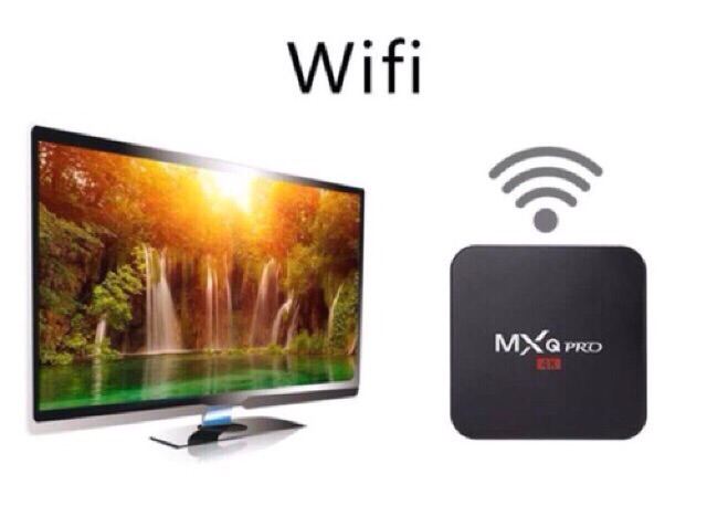 ANDROID MXQ PRO Thiết Bị Chuyển Đổi Tv Thường Thành Smart Box 4k Ultra Hd 100%