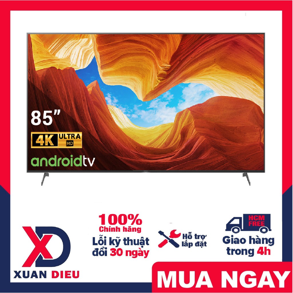 Tivi Sony 4K 85 inch KD-85X86J Mới 2021 Tái tạo màu sắc, giúp những khung hình hiển thị tự nhiên với TRILUMINOS Pro