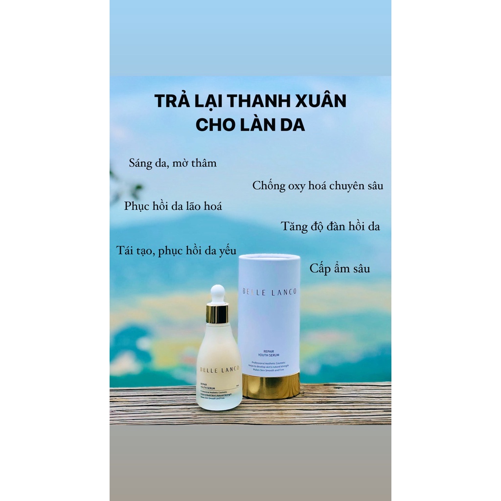TINH CHẤT TRẺ HÓA TÁI TẠO DA BELLE LANCO REPAIR YOUTH SERUM (50ml)