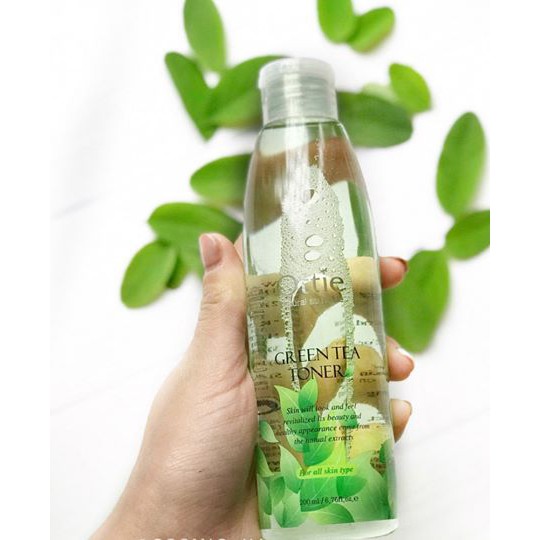 Nước Hoa Hồng Làm Mịn Da Chiết Xuất Trà Xanh OTTIE GREEN TEA TONER_Mỹ phẩm Hàn Quốc chính hãng