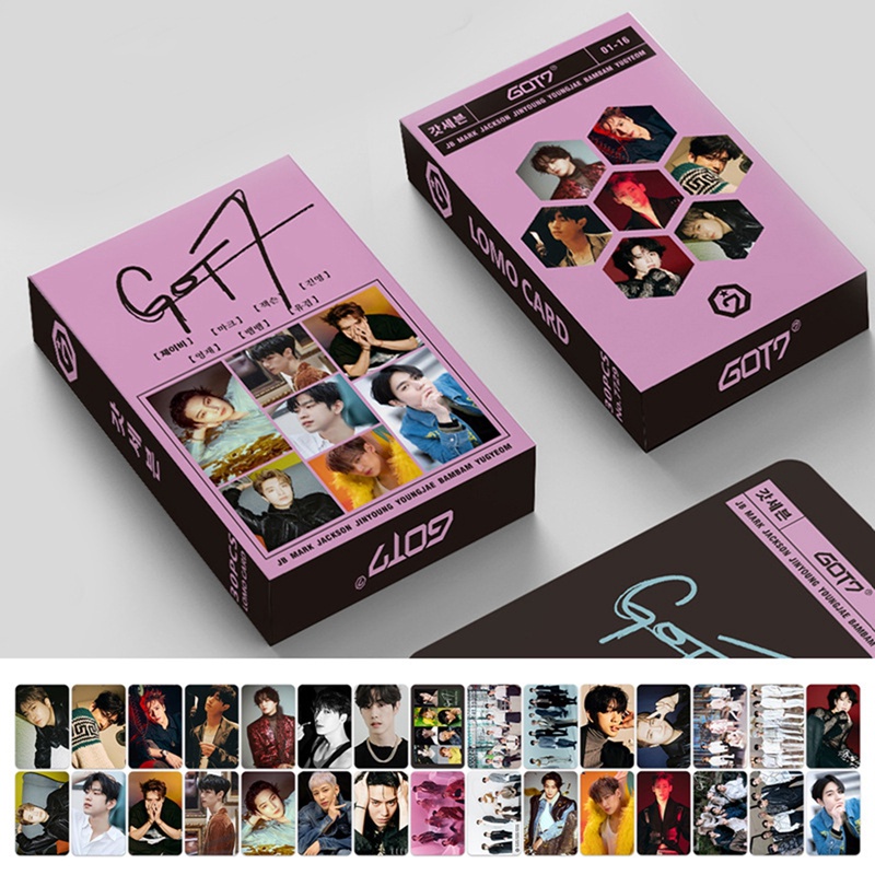 Hộp 30 Ảnh Lomo Card Hai Mặt In Hình Nhóm Nhạc KPOP STRAYKIDS got7 F4-thailand