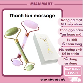 Cây thanh lăn dụng cụ massage mặt nâng cơ trẻ hóa - Thanh lăn matxa mặt, mắt thư giãn MIAN MART