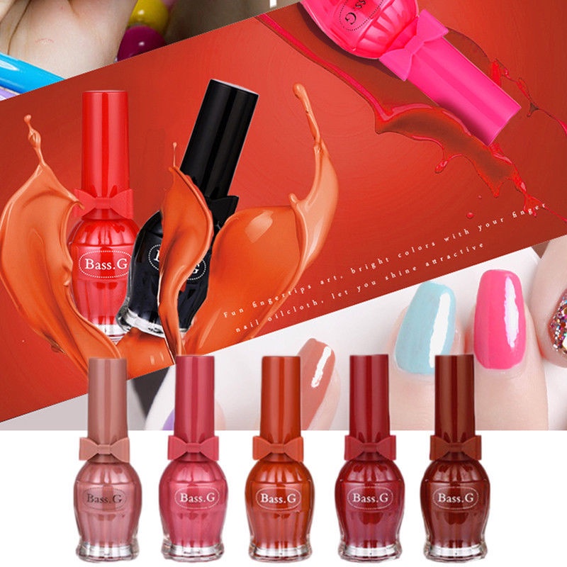 Set 3 Lọ Sơn Móng Tay Dạng Lột Thoáng Khí Không Độc Hại Thân Thiện Với Môi Trường