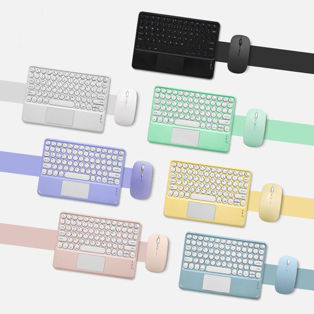 1 Bàn Phím Bluetooth Mini Siêu Mỏng Cho Máy Tính Bảng PC