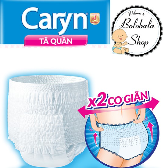 Set 2 miếng Tã quần Caryn (hàng quà tặng)