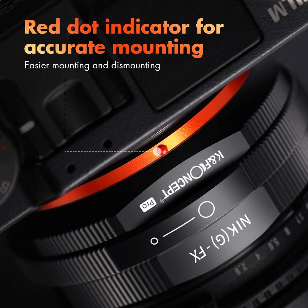 Ngàm Chuyển Đổi Ống Kính Nikon G Sang Fujifilm Fuji X-Series X FX Thiết Kế Máy Ảnh Fuji XT2 XT20 XE3 XT1