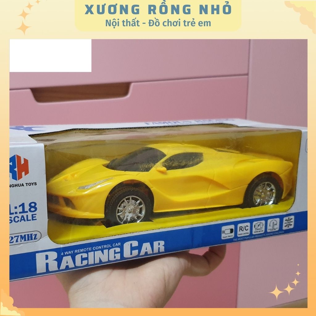Đồ chơi ô tô điều khiển từ xa, Ô Tô Điều Khiển Từ Xa dáng thể thao được tặng kèm pin-Xương Rồng Nhỏ
