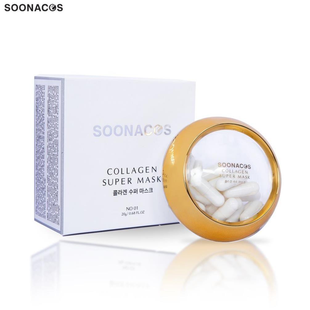 ComBo 20 Mặt Nạ Collagen Tươi SOONACOS Hàn Quốc